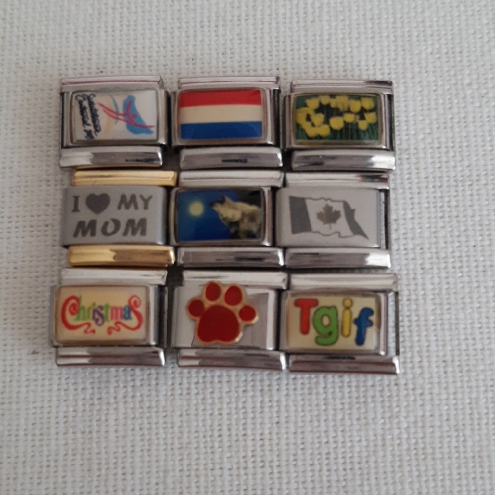 Colorful Uberry Charm Bracelet Links